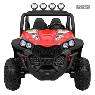 Grand Lift buggy na akumulator dwuosobowy - czerwony, 4x45W, 24V/7Ah, pilot, MP3, LED, EVA [S2588-LIFT]