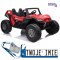 [12967] Terenowe Buggy SX1928 na akumulator 4x55W 24V/7Ah ekoskóra pilot EVA LED - czerwony