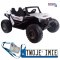 [12968] Terenowe Buggy SX1928 na akumulator 4x55W 24V/7Ah ekoskóra pilot EVA LED - biały