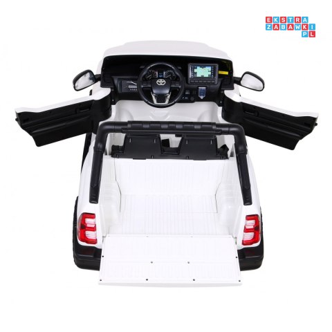 [DK-HL860] Toyota Hilux 4x45W 12V/14Ah ekoskóra EVA panel audio - biały