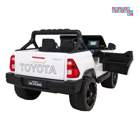 [DK-HL860] Toyota Hilux 4x45W 12V/14Ah ekoskóra EVA panel audio - biały