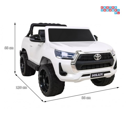 [DK-HL860] Toyota Hilux 4x45W 12V/14Ah ekoskóra EVA panel audio - biały