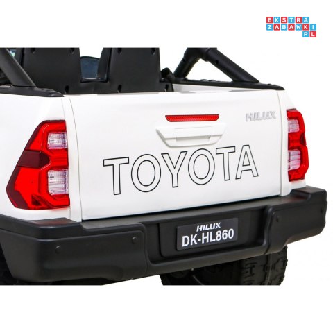 [DK-HL860] Toyota Hilux 4x45W 12V/14Ah ekoskóra EVA panel audio - biały
