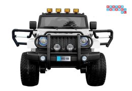 [19532] Auto WXE-1688 Strong na akumulator 4x90W 24V/7Ah Ekoskóra Koła EVA LED MP3 USB - biały