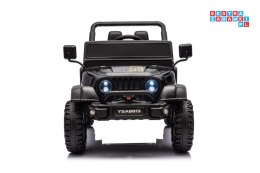 [19934] Auto terenowe YSA8813 na akumulator 2x90W 24V/7Ah ekoskóra EVA pasy Bluetooth USB LED - czarny