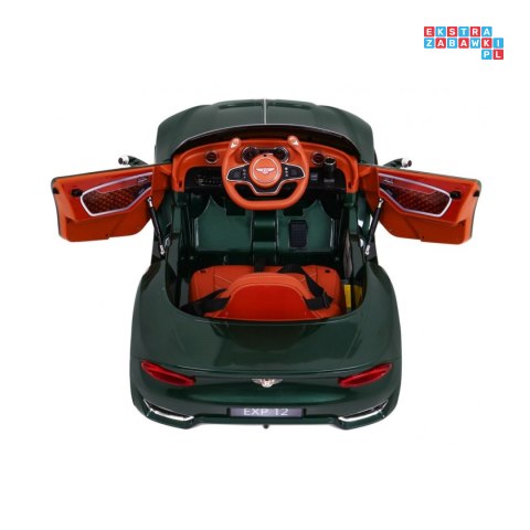 Bentley EXP 12 Lakierowany Auto pojazd na akumulator ekoskóra EVA MP3 klakson