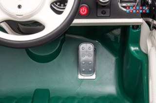Zielony Bentley Mulsanne na akumulator - 2x45W, 12V/7Ah, ekoskóra, EVA, LED - [10551]