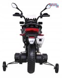 [JT5002A] Motocykl BMW F850 GS na akumulator 2x35W 12V/7Ah z Wolnym Startem Kółka pomocnicze Audio LED EVA - czerwony