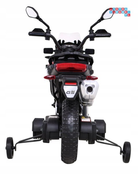 [JT5002A] Motocykl BMW F850 GS na akumulator 2x35W 12V/7Ah z Wolnym Startem Kółka pomocnicze Audio LED EVA - czerwony