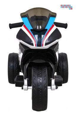 BMW HP4 na akumulator Motor dla dzieci na 3 Koła Ekoskóra LED MP3 USB
