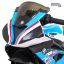 BMW HP4 na akumulator Motor dla dzieci na 3 Koła Ekoskóra LED MP3 USB