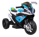 BMW HP4 na akumulator Motor dla dzieci na 3 Koła Ekoskóra LED MP3 USB
