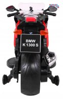 [PA.283] Motocykl BMW K1300S z kółkami pomocniczymi na akumulator 12V/5.5Ah dźwięki światła - czerwony