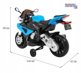 BMW S1000 RR Motor na akumulator z Kółeczkami pomocniczymi i Nóżką podpórką