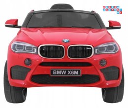 [JJ2199] BMW X6M na akumulator 2x45W 12V/7Ah pilot EVA audio LED - czerwony