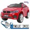 [JJ2199.EXL] BMW X6M Lakierowane na akumulator 2x45W 12V/7Ah Pilot EVA Wolny Start Audio LED - czerwony