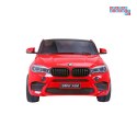 BMW X6M XXL Lakierowane Auto na akumulator Pilot Ekoskóra Pasy Wolny Start MP3 LED