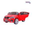 BMW X6M XXL Lakierowane Auto na akumulator Pilot Ekoskóra Pasy Wolny Start MP3 LED
