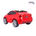 BMW X6M XXL Lakierowane Auto na akumulator Pilot Ekoskóra Pasy Wolny Start MP3 LED