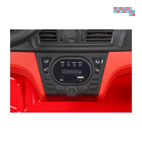 BMW X6M XXL Lakierowane Auto na akumulator Pilot Ekoskóra Pasy Wolny Start MP3 LED