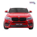 BMW X6M XXL Lakierowane Auto na akumulator Pilot Ekoskóra Pasy Wolny Start MP3 LED