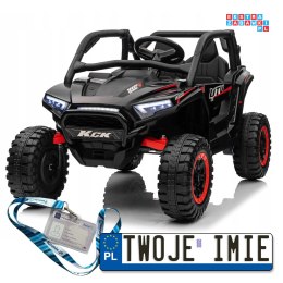 [XMX-639] Buggy KCK na akumulator 4x50W 24V/7Ah ekoskóra EVA MP3 Bluetooth - czarny