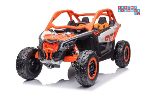 Buggy Can-am RS 4X4 Auto na akumulator dla dzieci ekoskóra EVA LED