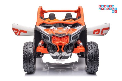 Buggy Can-am RS 4X4 Auto na akumulator dla dzieci ekoskóra EVA LED