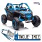 [20632] Buggy CA001 Can-am RS na akumulator 4x200W 24V/14Ah ekoskóra EVA LED - niebieski