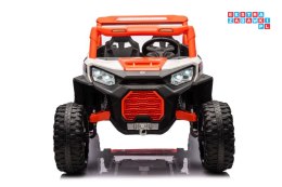 [19895] Buggy NEL-913 na akumulator 4x45W 24V/8Ah Ekoskóra EVA LED Bluetooth - pomarańczowy