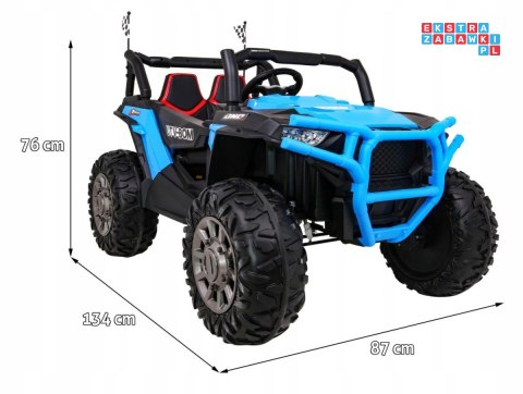 Buggy Racer dla dzieci + Napęd 4x4 + Pilot + Wolny Start + Bagażnik + EVA + LED MP3