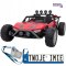 [JS3168] Buggy Racing 5 na akumulator 2x200W 24V/7Ah Pilot Audio LED Wolny Start - czerwony