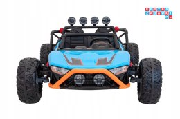 [JS3168] Buggy Racing 5 na akumulator 2x200W 24V/7Ah Pilot Audio LED Wolny Start - niebieski