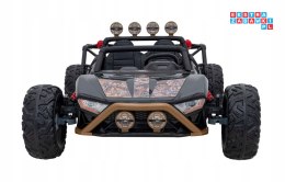[JS3168] Buggy Racing 5 na akumulator 2x200W 24V/7Ah Pilot Audio LED Wolny Start - czarny