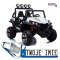[20313] Buggy S2588 dwuosobowy na akumulator 24V/7Ah 4x45W Ekoskóra EVA LED Bluetooth - biały