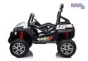 [20313] Buggy S2588 dwuosobowy na akumulator 24V/7Ah 4x45W Ekoskóra EVA LED Bluetooth - biały