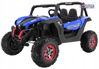 XMX-603-MP4 Buggy SuperStar na akumulator dwuosobowy - niebieski, 24V/7Ah, 4x45W, Dotykowy panel mp4, Pilot, LED [XMX-603-MP4]