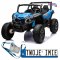 [BBH-028] Buggy UTV x3 off-road na akumulator 4x200W 24V/9Ah EVA Bluetooth ekoskóra - niebieski