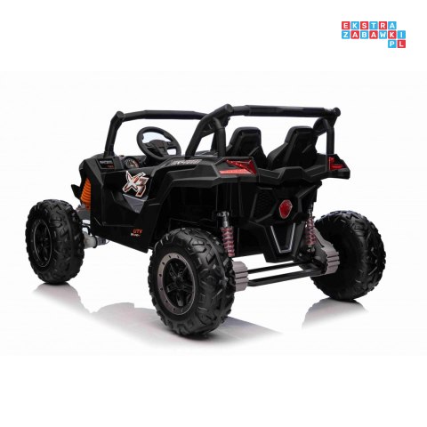 [BBH-028] Buggy UTV x3 off-road na akumulator 4x200W 24V/9Ah EVA Bluetooth ekoskóra - czarny