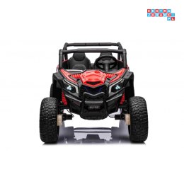 [BBH-028] Buggy UTV x3 off-road na akumulator 4x200W 24V/9Ah EVA Bluetooth ekoskóra - czerwony