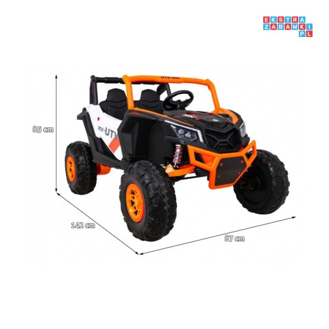 [XMX-613] Buggy UTV-MX na akumulator 4x60W 24V/7Ah pilot LED EVA - pomarańczowy