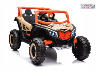 Buggy UTV NEL-901 buggy na akumulator 4x4 - czarny, ekoskóra, EVA, LED, Bluetooth, USB