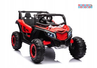 Buggy UTV NEL-901 buggy na akumulator 4x4 - czarny, ekoskóra, EVA, LED, Bluetooth, USB