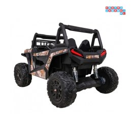 [JS360B] Buggy UTV Terenówka na akumulator 24V/7Ah 2x200W Pilot Bagażnik EVA MP3 LED - czarny moro