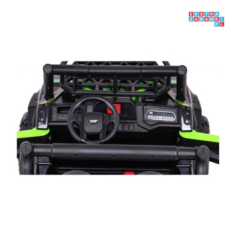[JS360B] Buggy UTV Terenówka na akumulator 24V/7Ah 2x200W Pilot Bagażnik EVA MP3 LED - zielony
