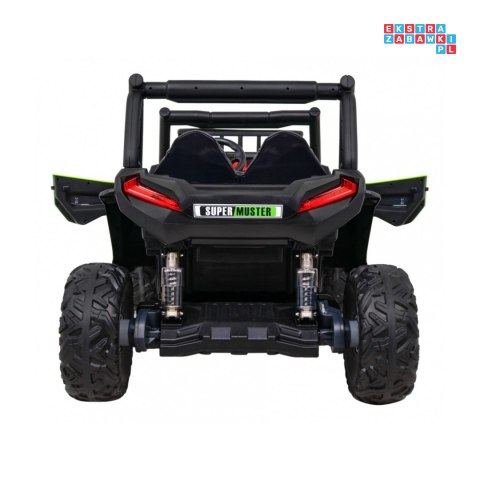 [JS360B] Buggy UTV Terenówka na akumulator 24V/7Ah 2x200W Pilot Bagażnik EVA MP3 LED - zielony