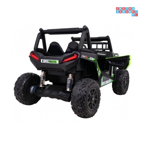 [JS360B] Buggy UTV Terenówka na akumulator 24V/7Ah 2x200W Pilot Bagażnik EVA MP3 LED - zielony