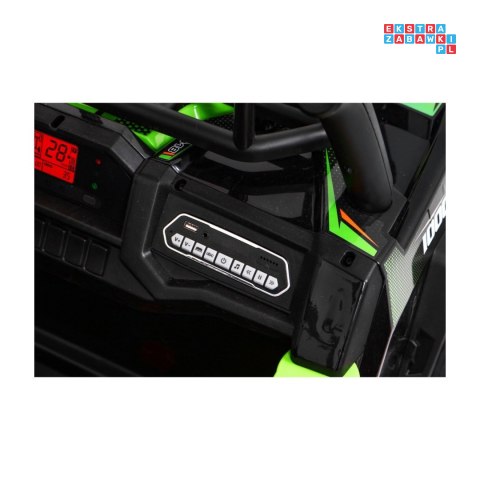 [JS360B] Buggy UTV Terenówka na akumulator 24V/7Ah 2x200W Pilot Bagażnik EVA MP3 LED - zielony