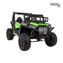 [JS360B] Buggy UTV Terenówka na akumulator 24V/7Ah 2x200W Pilot Bagażnik EVA MP3 LED - zielony
