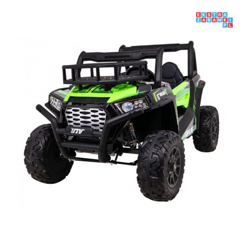 [JS360B] Buggy UTV Terenówka na akumulator 24V/7Ah 2x200W Pilot Bagażnik EVA MP3 LED - zielony